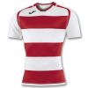 camiseta prorugby ii mc rojo-blanco vista1