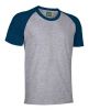 Camisetas manga corta valento caiman de algodon marengo vigore azul marino con logo vista 1