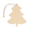 kiva adorno navidad en forma árbol burgundy/blanco vista1