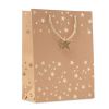 sparkle bolsa de papel de regalo burgundy/blanco vista1