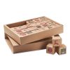 boxy set de 24 cajas burgundy/blanco vista1