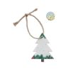 treeseed adorno navideño papel semillas burgundy/blanco vista1
