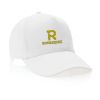 gorra de algodón reciclado impact 280gr con trazador aware™ blanco vista2