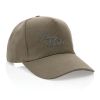 gorra de algodón reciclado impact 280gr con trazador aware™ verde vista2