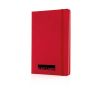 libreta a5 deluxe pu con tapa dura rojo vista2