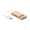 HUBSTAND HUB USB de 4 puertos de bambú vista 1