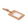 coco etiqueta equipaje de corcho burgundy/blanco vista1