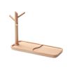 rama organizador de madera burgundy/blanco vista1