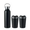 helsinki set set botella y vaso doble pared burgundy/blanco vista1