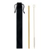 cold straw colour set de pajita y cepillo burgundy/blanco vista1