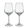 cheers juego de 2 copas de vino burgundy/blanco vista1