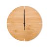 esfere reloj redondo pared de bambú wood vista4