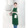 fitted kitab delantal de cocina ajustable verde vista2