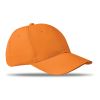 basie gorra de beisbol de 6 paneles naranja vista1