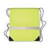 stripe bolsa de cuerdas reflectante amarillo fluorescente vista2