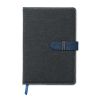 Libretas sin anillas bisnote de varios materiales con logo vista 2