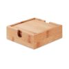 Vasos para llevar mendi de bambú ecológico madera vista 1