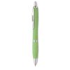 Bolígrafos personalizados rio pecas de varios materiales ecológico verde con logo vista 1