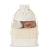 cuida set set de baño en bolsa jute beig vista1