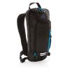 mochila pequeña explorer de senderismo 7l sin pvc negro intenso-azul vista2