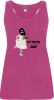 camiseta de tirantes de despedida novia corriendo para mujer en color roseton vista 1