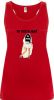camiseta de tirantes de despedida novia zapatillas para mujer en color rojo vista 1