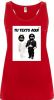 Camisetas despedida mujer de tirantes de despedida novios bebés 100% algodón rojo para personalizar vista 1