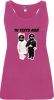 camiseta de tirantes de despedida novios bebés troquelado para mujer en color roseton vista 1