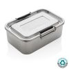 fiambrera estanca rcs de acero inoxidable reciclado burgundy/blanco vista1