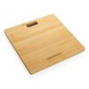 báscula corporal digital de bambú grundig burgundy/blanco vista1