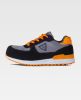 zapato p3010 negro-naranja fluor vista6