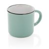 taza de cerámica vintage burgundy/blanco vista1