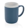 taza de cerámica con borde blanco burgundy/blanco vista1