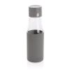 botella de hidratación de vidrio ukiyo con funda gris vista1