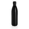 botella de acero inoxidable al vacío de color sólido 1l negro vista1