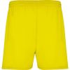 Pantalones roly calcio de poliéster amarillo con publicidad vista 1