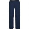 Pantalones de trabajo roly protect de poliéster azul marino con logo vista 1