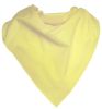 Pañuelos lisos cuadrado popelín 52x52 de poliéster limon con logo vista 1