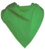 Pañuelos lisos cuadrado popelín 52x52 de poliéster verde con logo vista 1