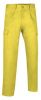 Pantalones peñas valento caster de poliéster amarillo con publicidad vista 1