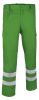 Pantalones de trabajo valento drill de poliéster verde primavera con publicidad vista 1
