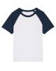 mini catcher short sleeve blanco/french navy vista1
