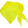 Pañuelos lisos roly festero de poliéster amarillo con impresión vista 1