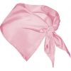 Pañuelos lisos roly festero de poliéster rosa claro con impresión vista 1