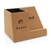 portalápices de corcho y cargador inalámbrico de 5w marron vista2
