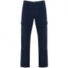 Pantalones de trabajo roly safety de 100% algodón azul marino vista 1