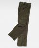 Pantalones de trabajo workteam s7014 de 100% algodón verde kaki con impresión vista 1