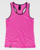 Fitness workteam camiseta deportiva s7520 de algodon rosa fluor vista 1