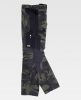 Pantalones de trabajo workteam s8515 de poliéster Camuflage Gris Negro vista 1