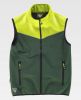 Chalecos de trabajo workteam chaleco deportivo s9316 de algodon Verde Oscuro Amarillo fluor con impresión vista 1